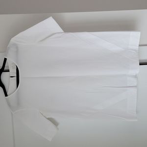 COS Classic White Short-Sleeve Women's Cotton Top 4